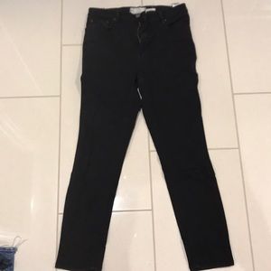 Free People hi Rise Black Jean 28